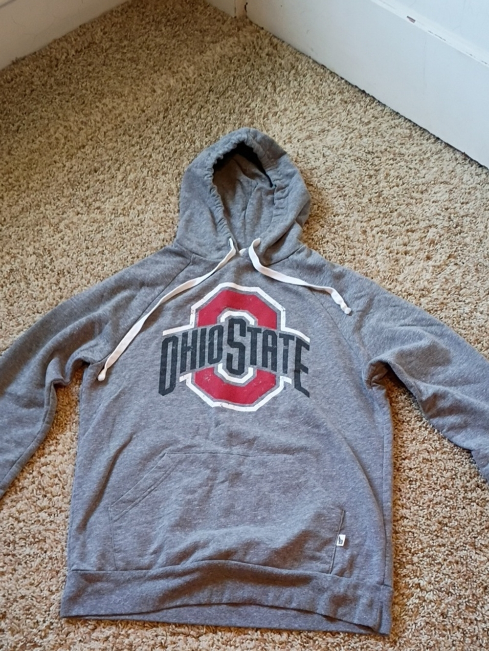 Blue 84 Gray Hooded Sweatshirt with White Tag